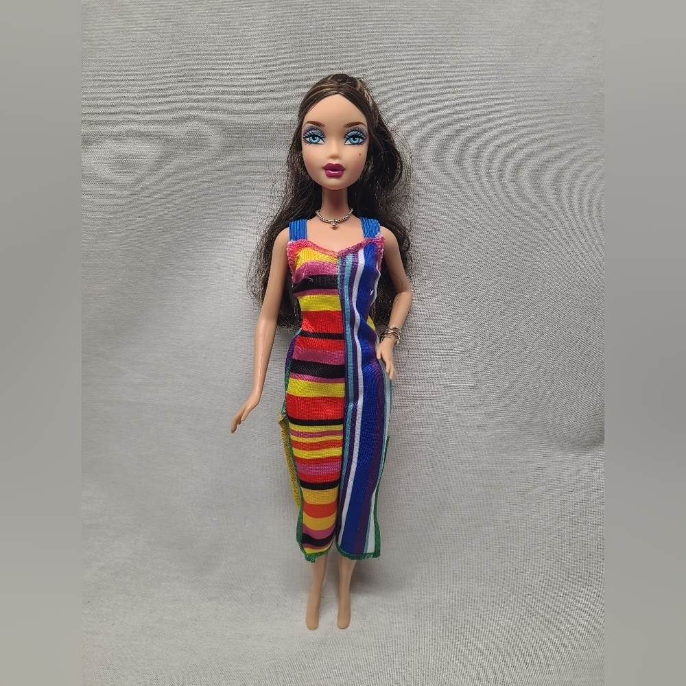 Barbie My Scene Coasterama Delancey Doll Highlighted Brunette Hair Rare